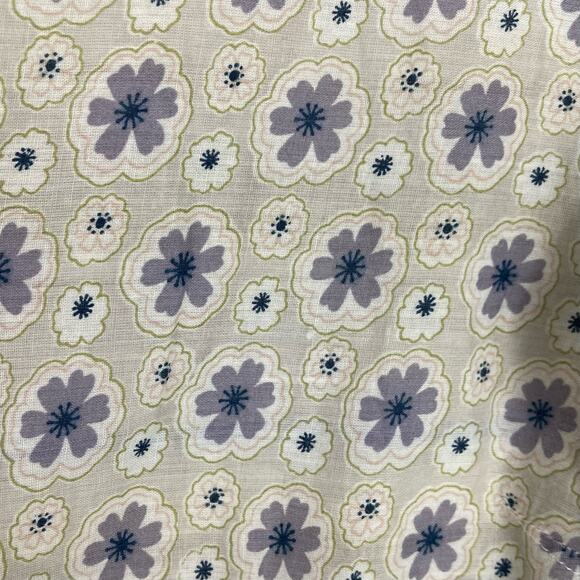 NWOT WHITE STUFF Blouse Womens 2~XS~S Patchwork Floral Stripe Button-Up Long-Slv - Picture 4 of 8